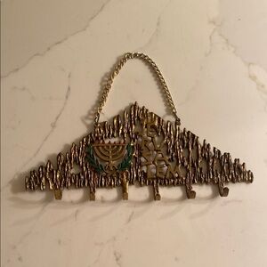 Judica Brass Key Holder Israel